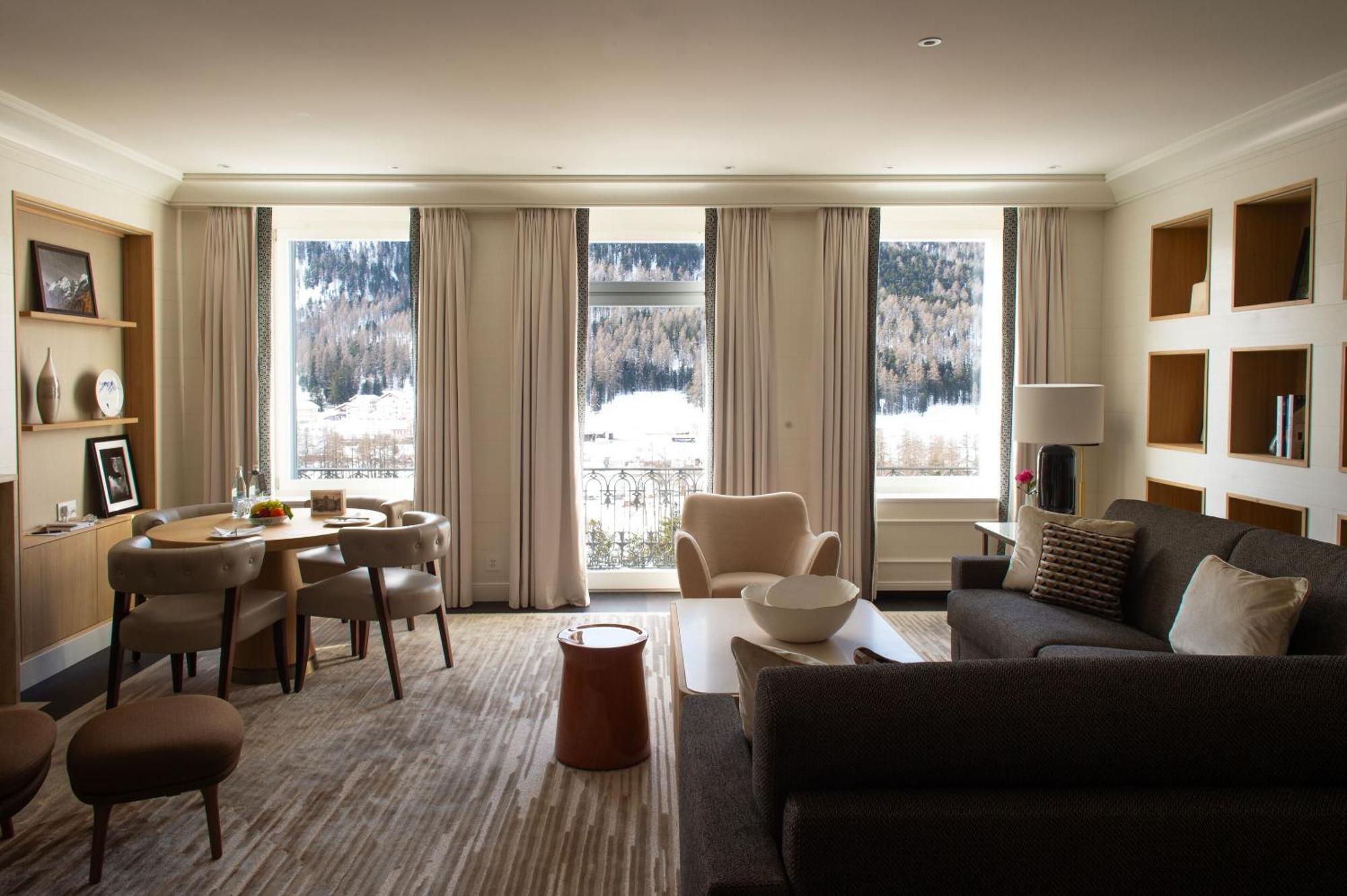 Grand Hotel Kronenhof Pontresina Exterior foto