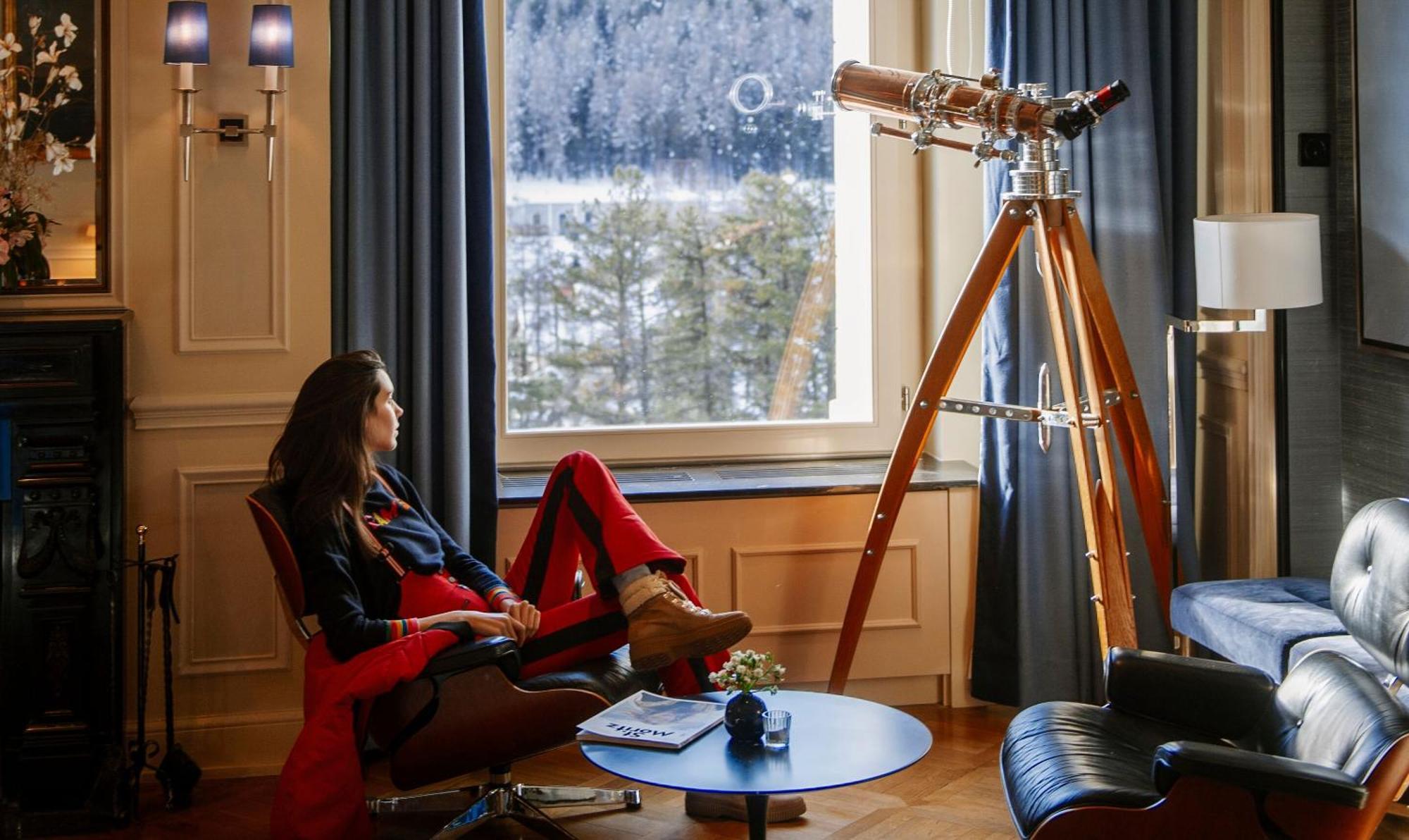 Grand Hotel Kronenhof Pontresina Exterior foto