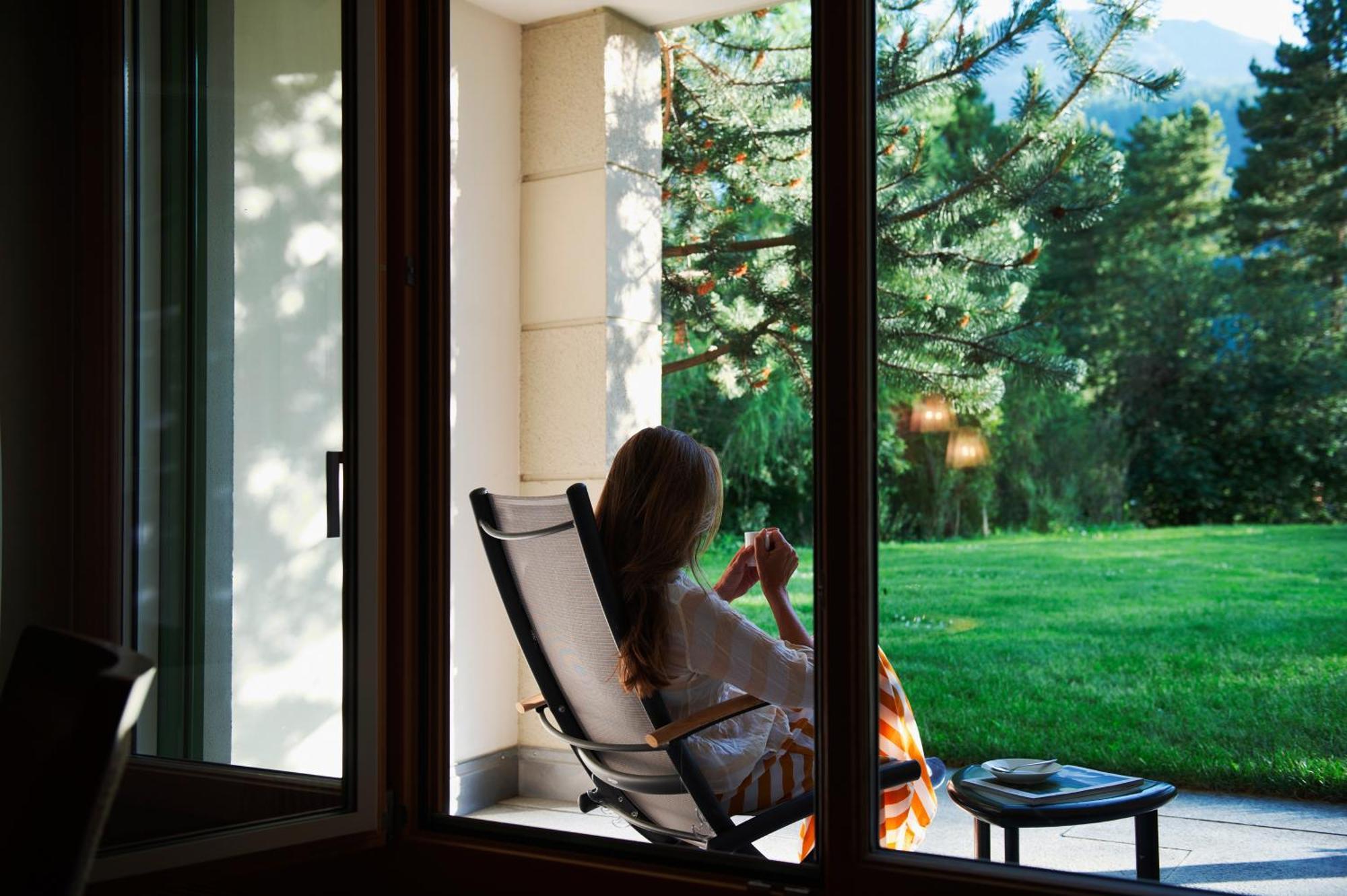 Grand Hotel Kronenhof Pontresina Exterior foto