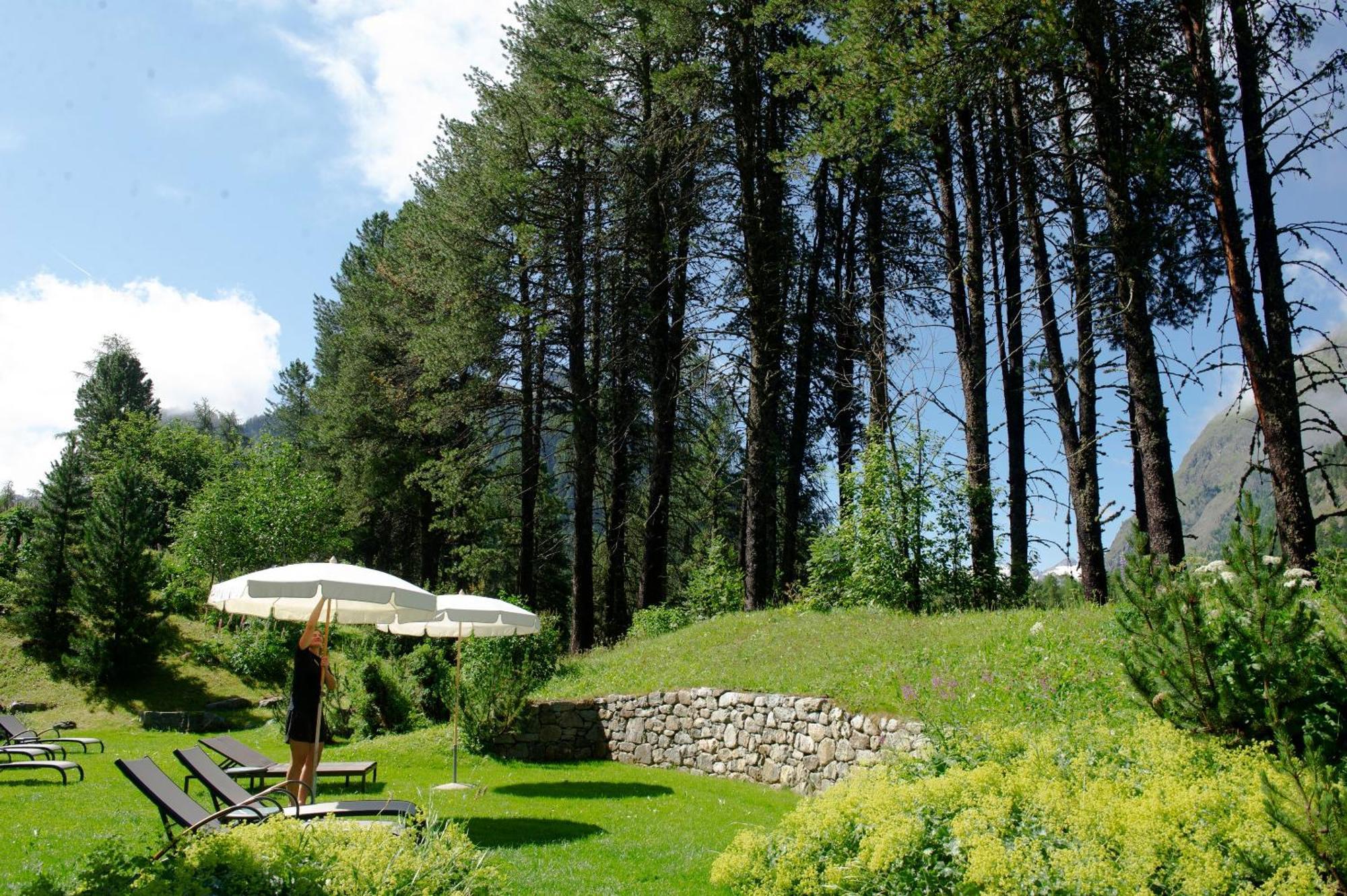 Grand Hotel Kronenhof Pontresina Exterior foto