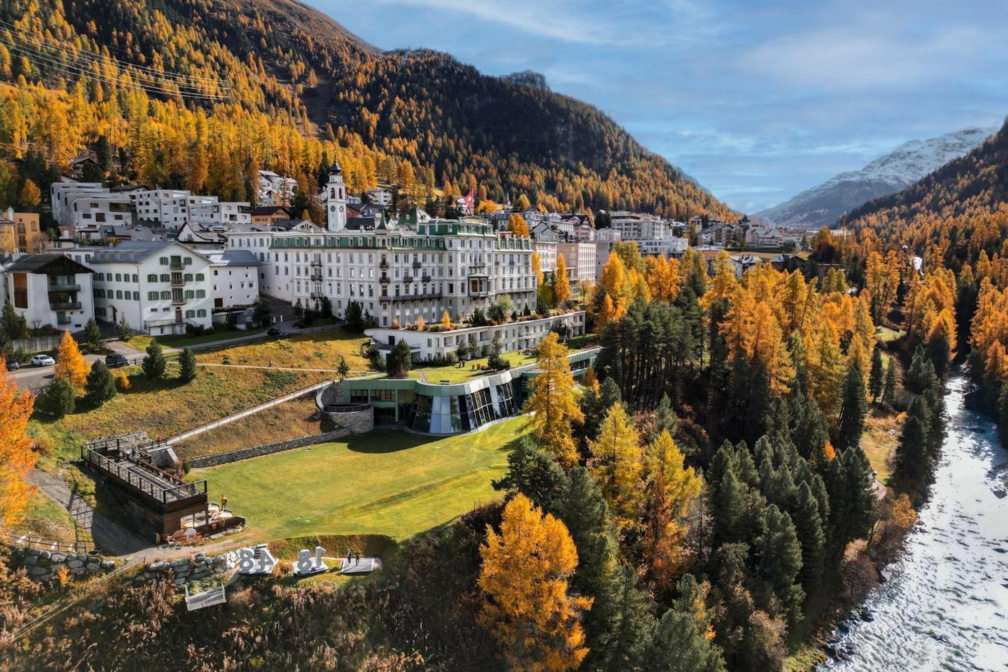 Grand Hotel Kronenhof Pontresina Exterior foto
