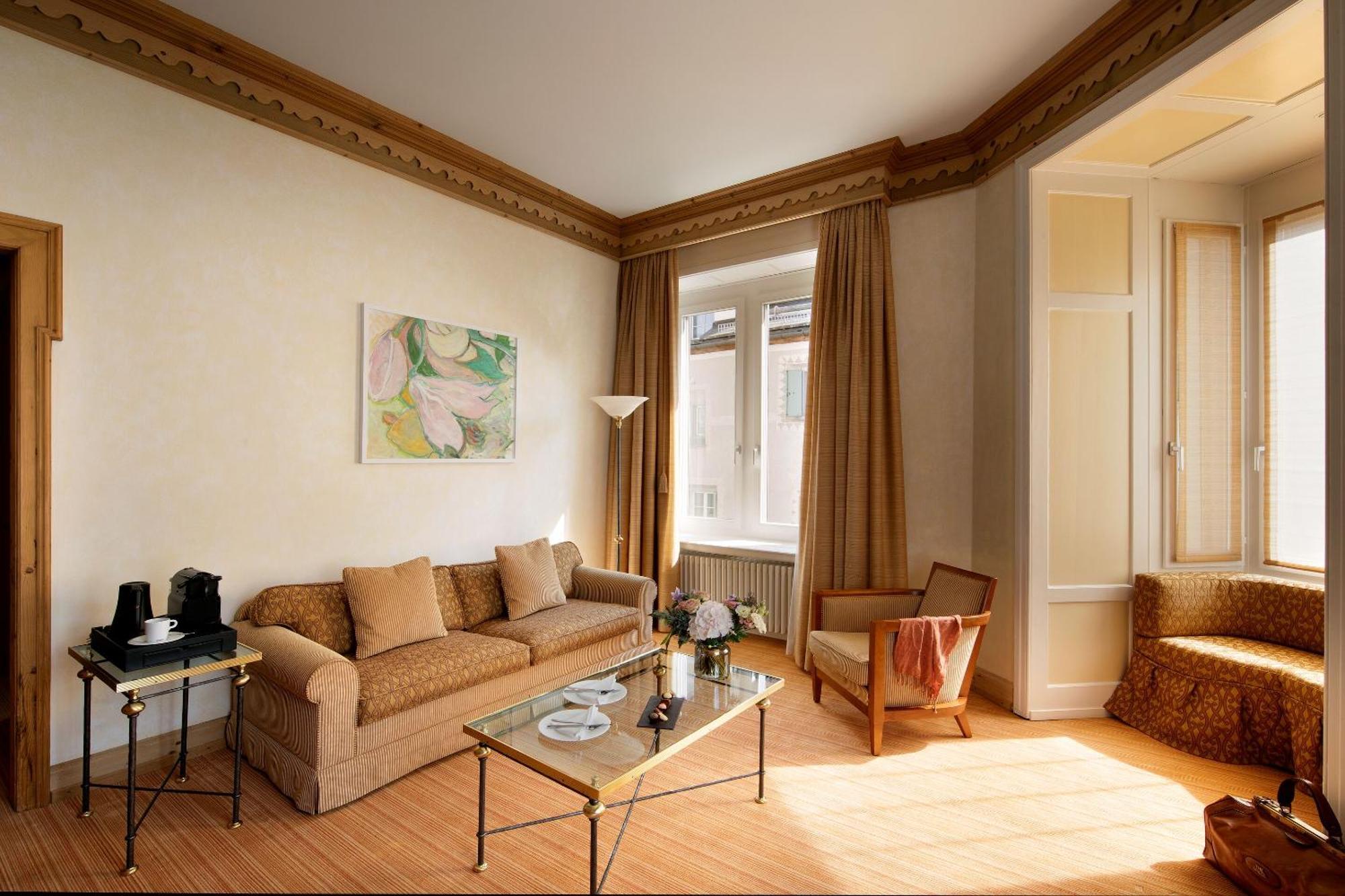 Grand Hotel Kronenhof Pontresina Exterior foto