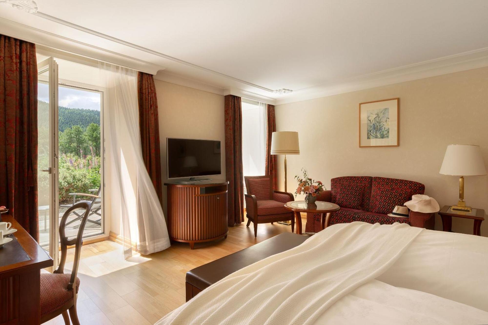 Grand Hotel Kronenhof Pontresina Exterior foto