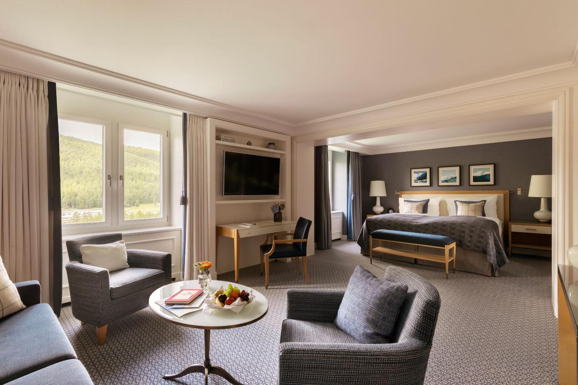 Grand Hotel Kronenhof Pontresina Exterior foto