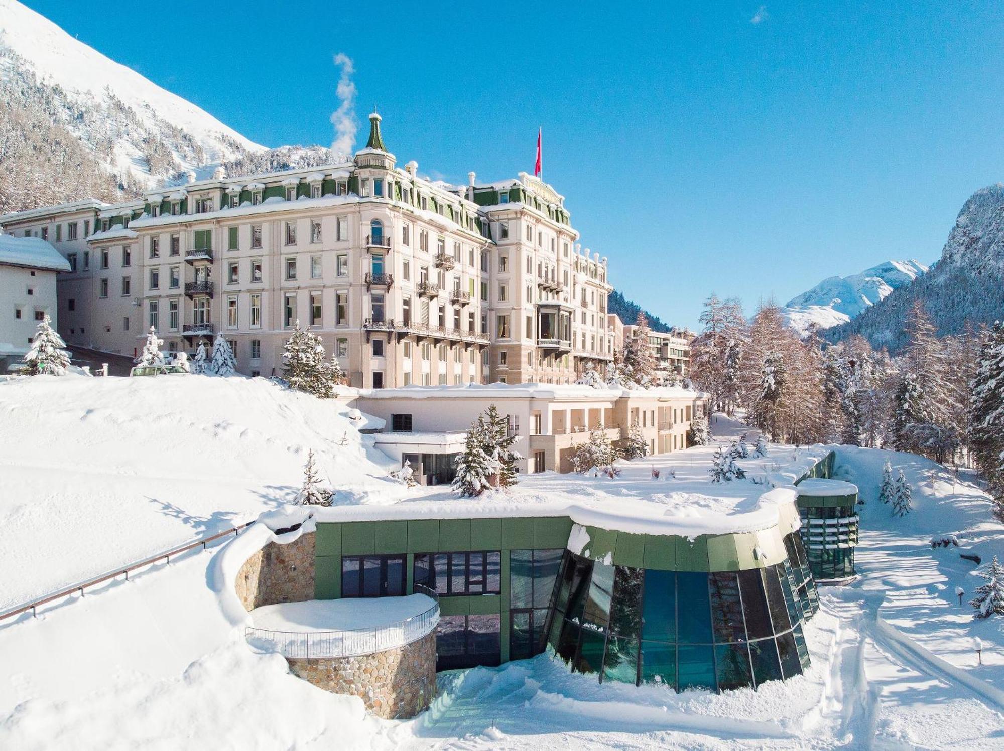 Grand Hotel Kronenhof Pontresina Exterior foto