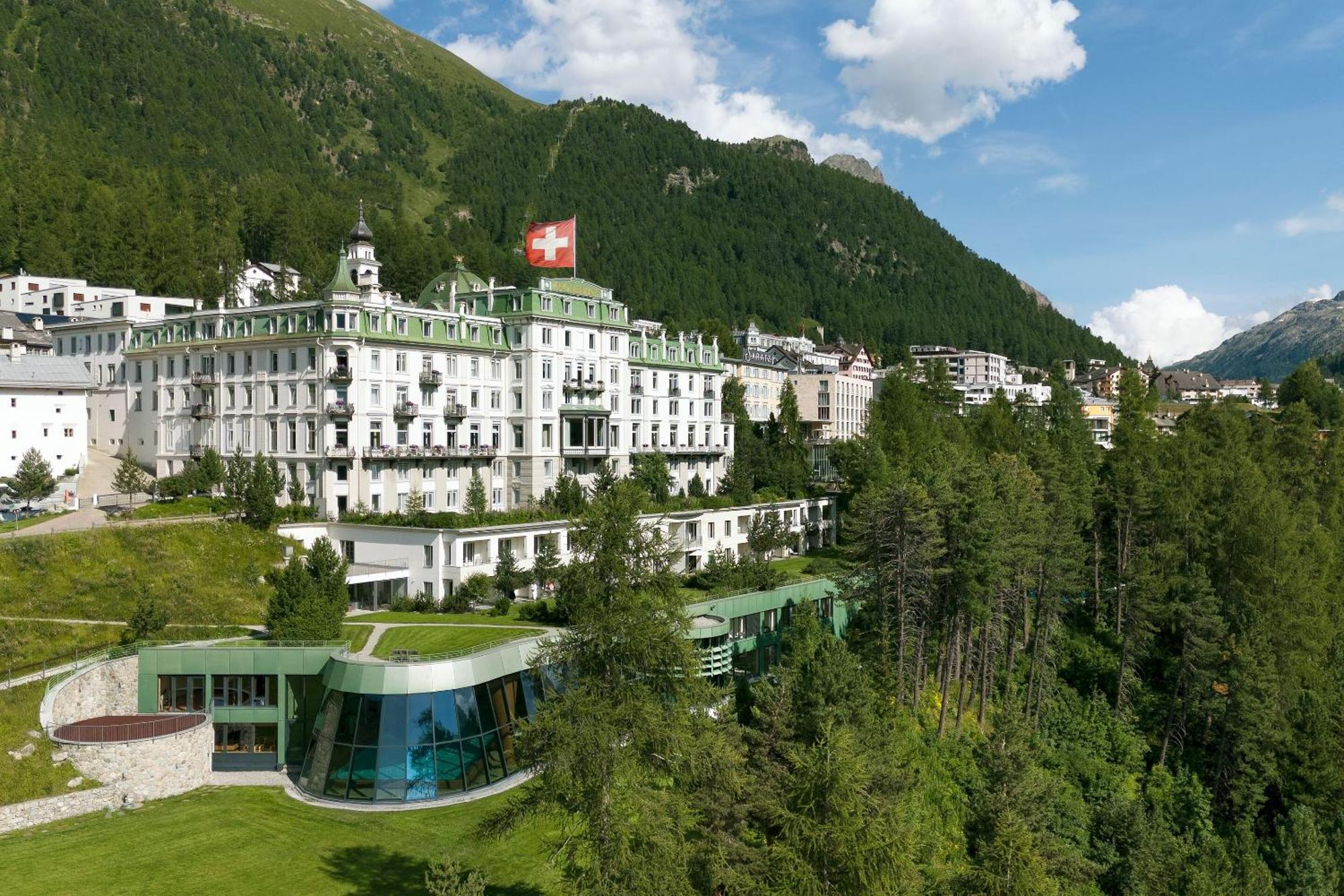 Grand Hotel Kronenhof Pontresina Exterior foto
